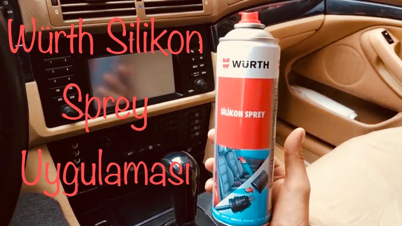 Würth Silikon Sprey İle Emniyet Kemeri Onarımı ve Kullanım Alanları