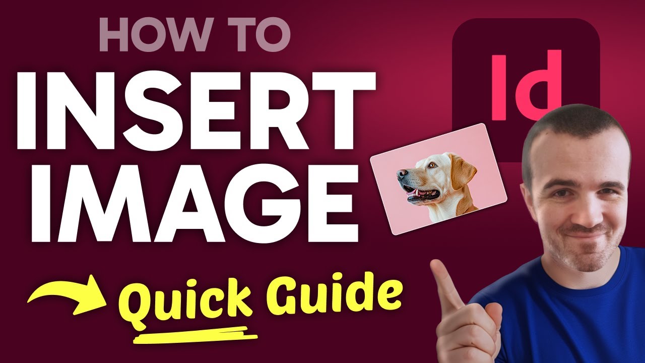 How to INSERT an Image in Adobe InDesign (Step by Step)