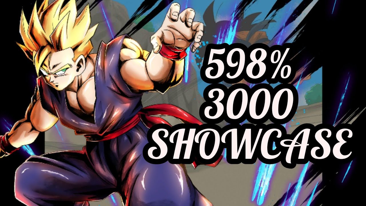 LEGENDS ROAD SSJ GOHAN SHOWCASE ON A HYBRID TEAM , DRAGON BALL LEGENDS.