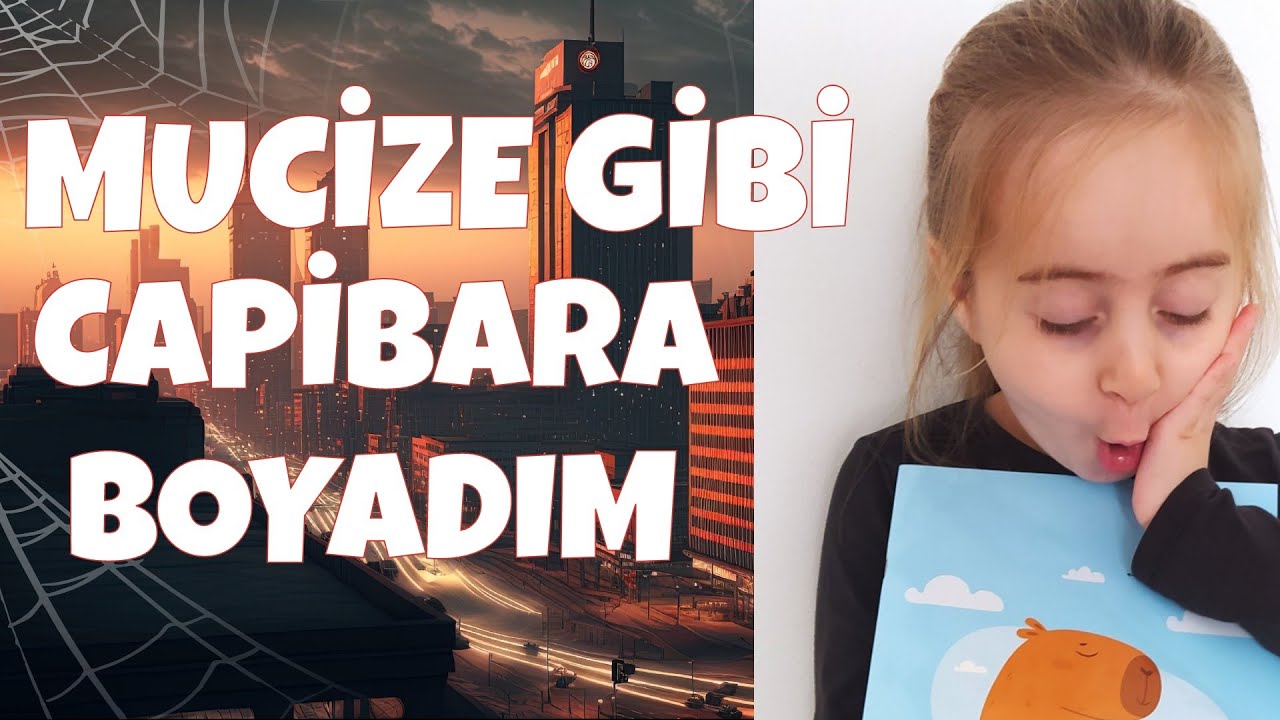 Capibara Boyama 🦫 Sonucu Görünce Şok Olacaksınız!