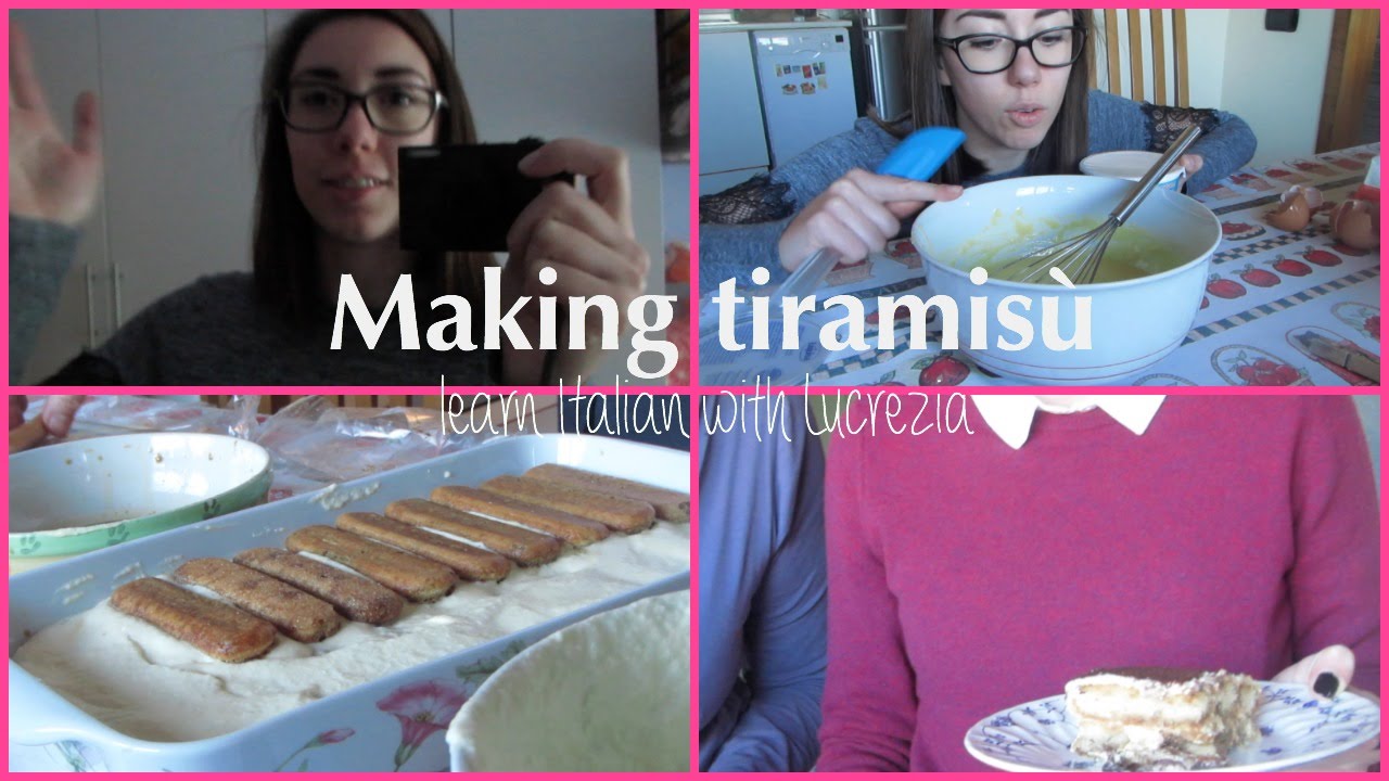 Italian for absolute beginners: Making Tiramisù (EASY vocabulary)