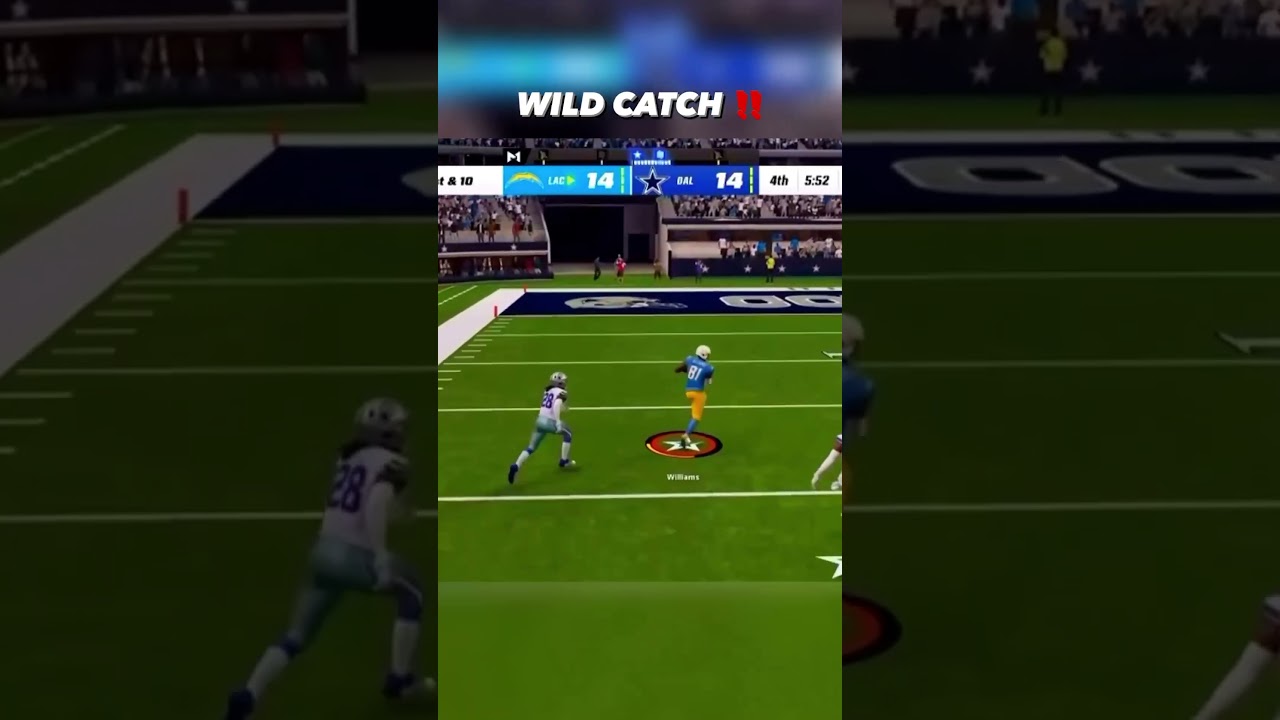 Rare catch 😭🔥 #madden #gaming #shorts