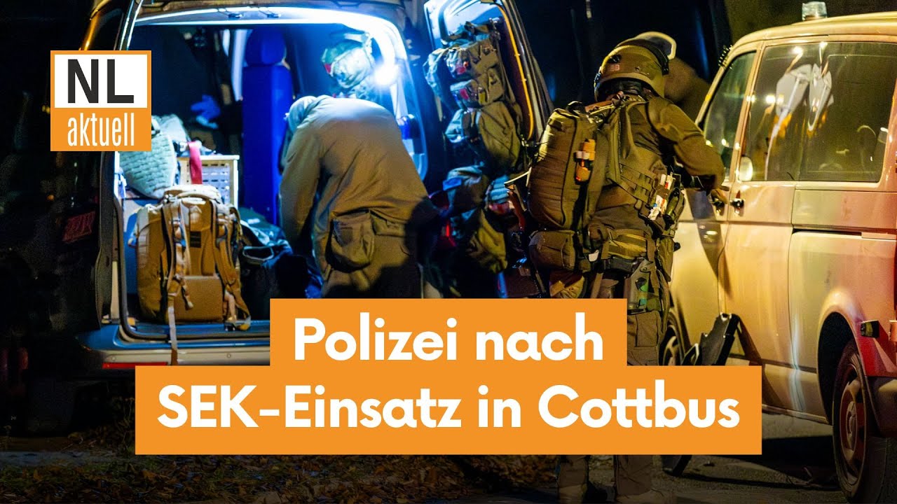 Cottbus | Polizeisprecher Karden mit Statement zu SEK-Einsatz nach Nachbarschaftsstreit
