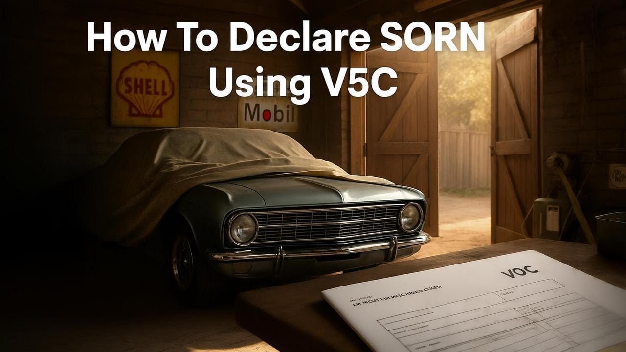 How to make a SORN online for your vehicle using the V5C logbook 2020