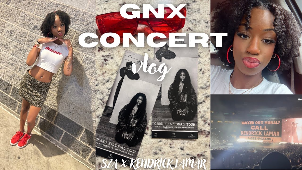 SZA & Kendrick Lamar concert Vlog + GRWM