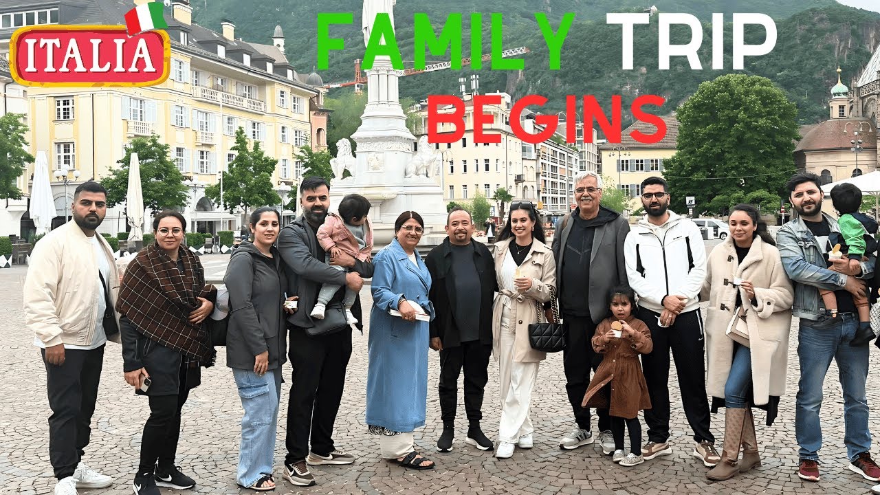 Our Big Italian Family Vacation Begins | شروع بزرگ‌ترین سفرمان همراهی فامیل