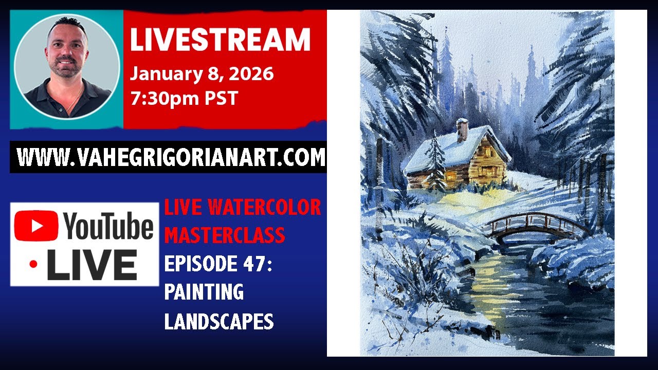 🔴 LIVE EP47: winter landscape
