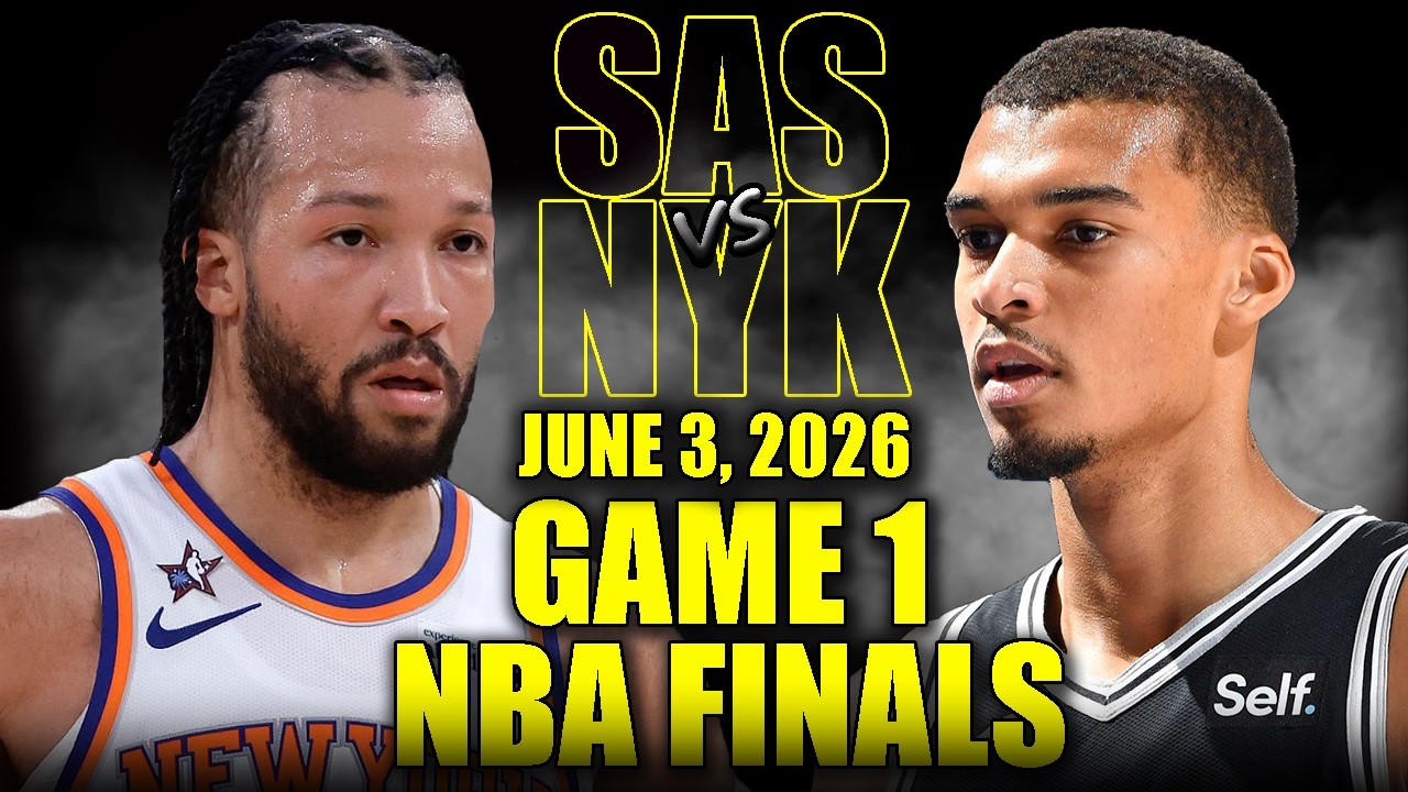 San Antonio Spurs vs New York Knicks Full Game 1 Highlights - June 3, 2026 | NBA Finals