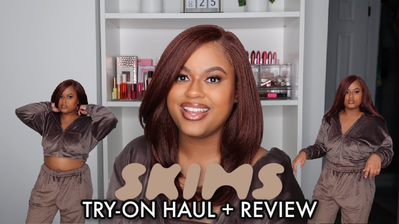 KIM KARDASHIAN.. YOUR MIND!?! HONEST SKIMS VELOUR COLLECTION TRY ON HAUL + REVIEW
