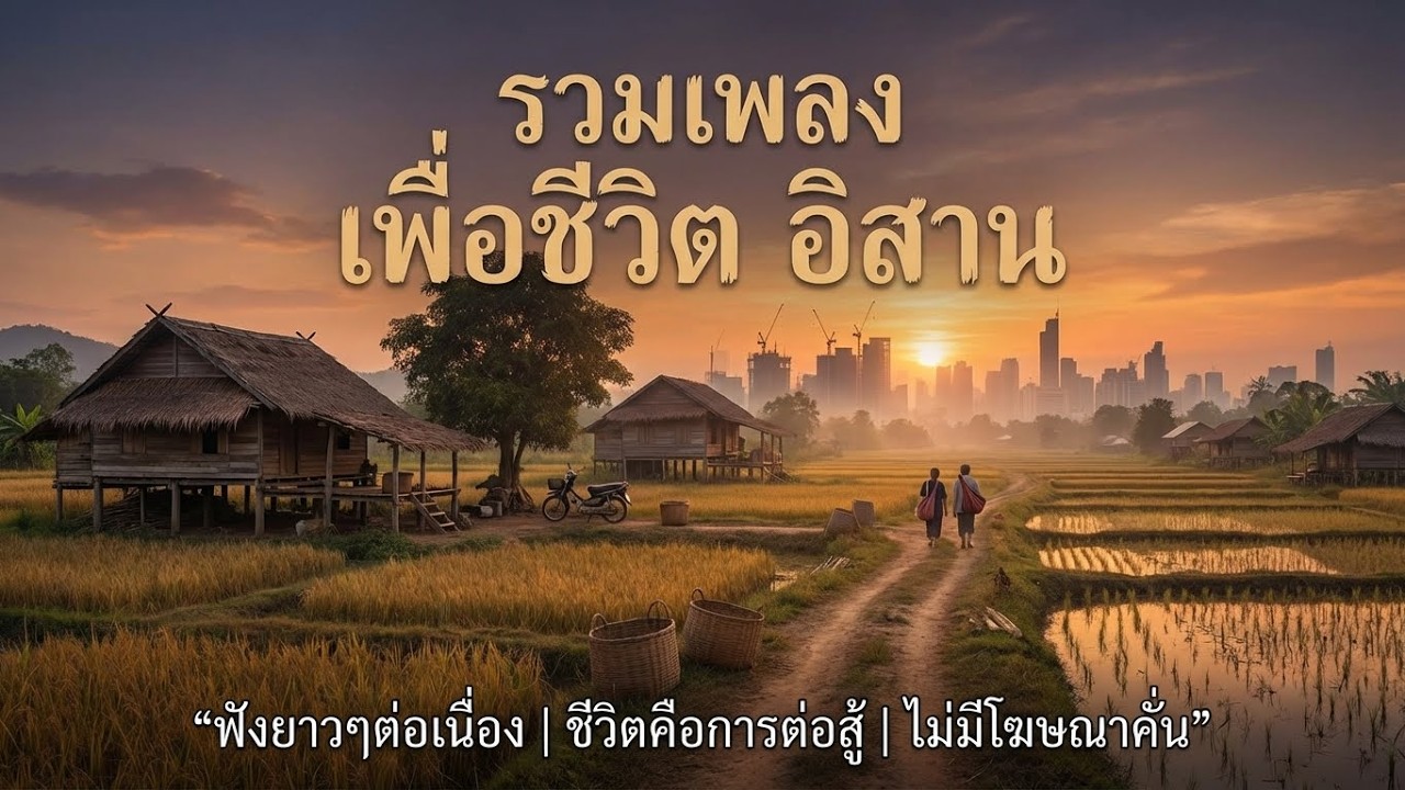ใหม่ล่าสุด - รวมเพลงอีสานเพื่อชีวิต - ฟังเพลินยาวๆ【LONGPLAY】ไม่มีโฆษณาคั่น - Vol.17