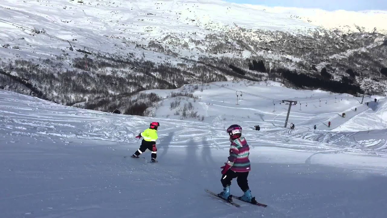 Åpning av skibåndet i Sauda Skisenter