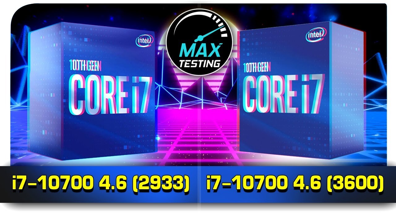 i7-10700 (B460 + 2933) vs i7-10700 (Z490 + 3600)