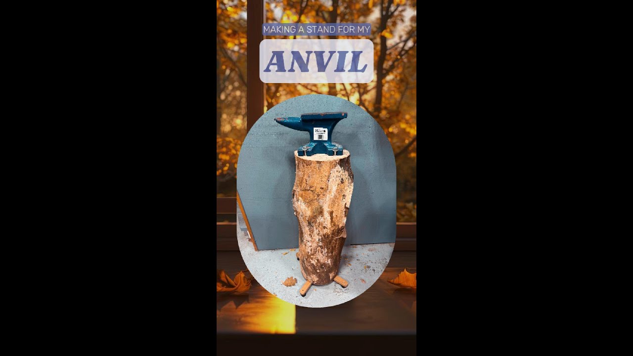 Building a stand for my anvil #woodworking #wood #woodworker #carpentry #tools #carpenter #lumber