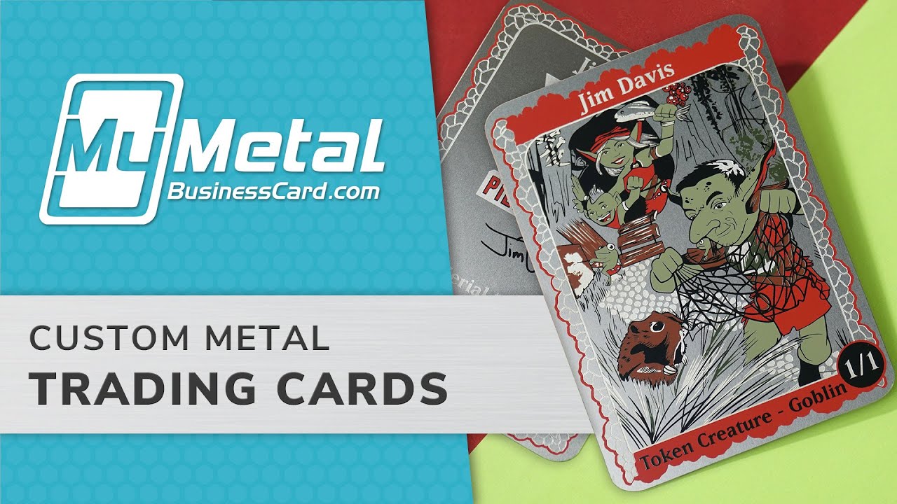 Revolutionary Custom Metal Trading Cards | My Metal Business Card