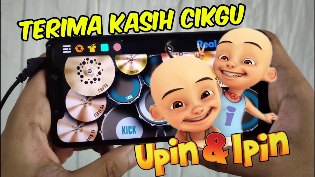 TERIMA KASIH CIKGU - UPIN & IPIN (REAL DRUM)