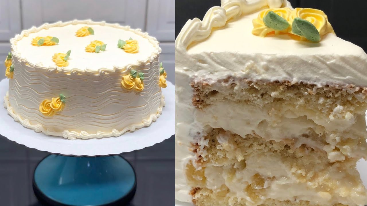 AQUELE CLÁSSICO BOLO DE ANIVERSÁRIO : CREME BELGA COM ABACAXI