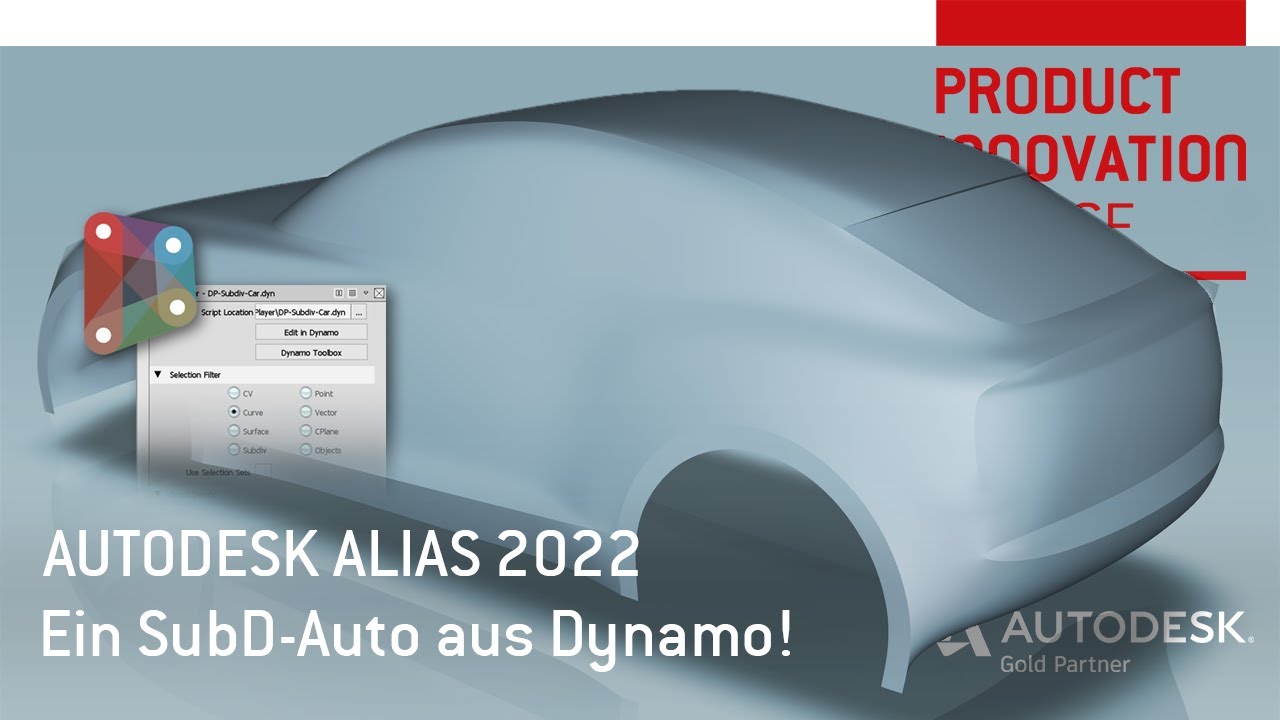 Autodesk Alias 06: Ein SubD-Auto aus Dynamo!