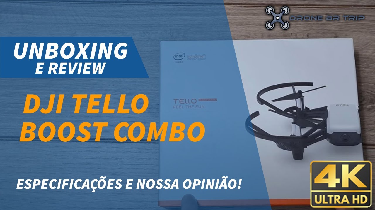 Unboxing e Review Drone DJI Tello! Vale a pena? | Gravado em 4K 60 FPS