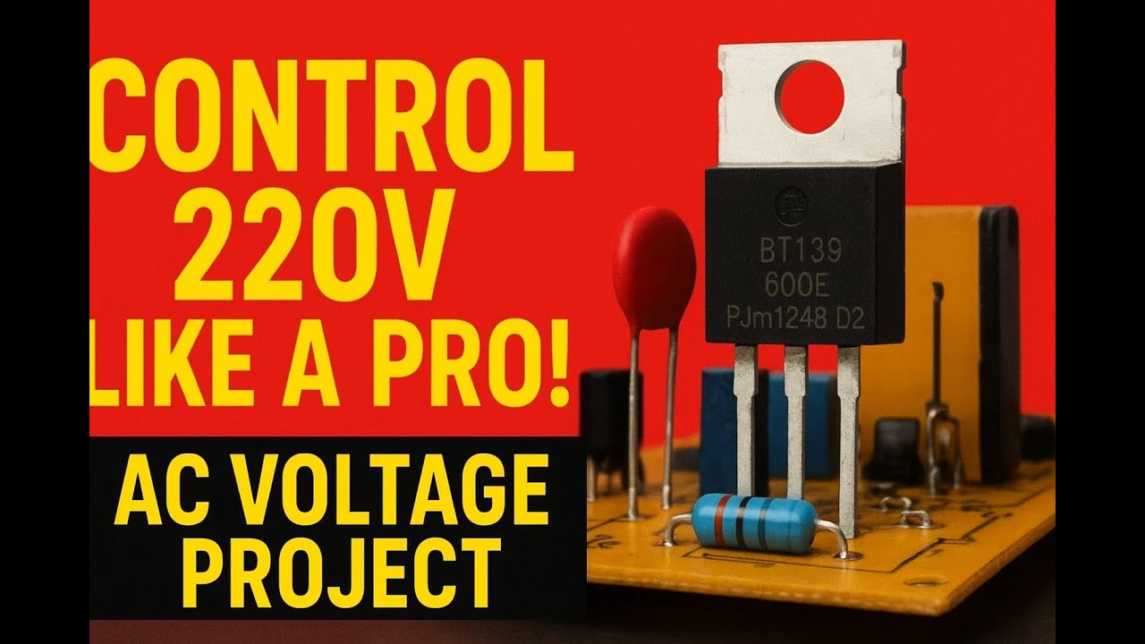 DIY 220V AC Voltage Control Simple & Effective