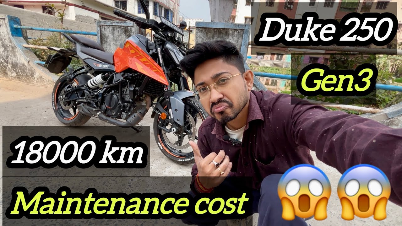 DUKE 250 GEN 3 – 18,000 KM SERVICE COST 😱 | Shocking Maintenance Truth After 1.8 Years! 💸