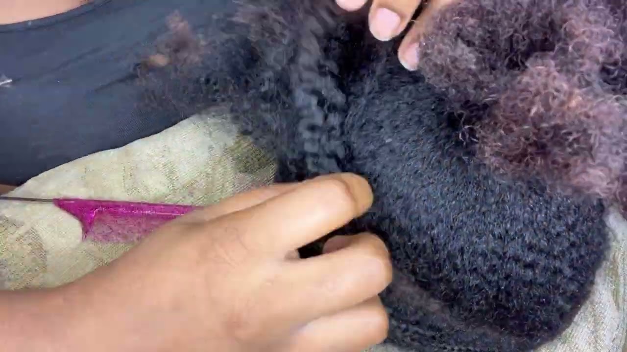 Braid takedown and scalp scratch !