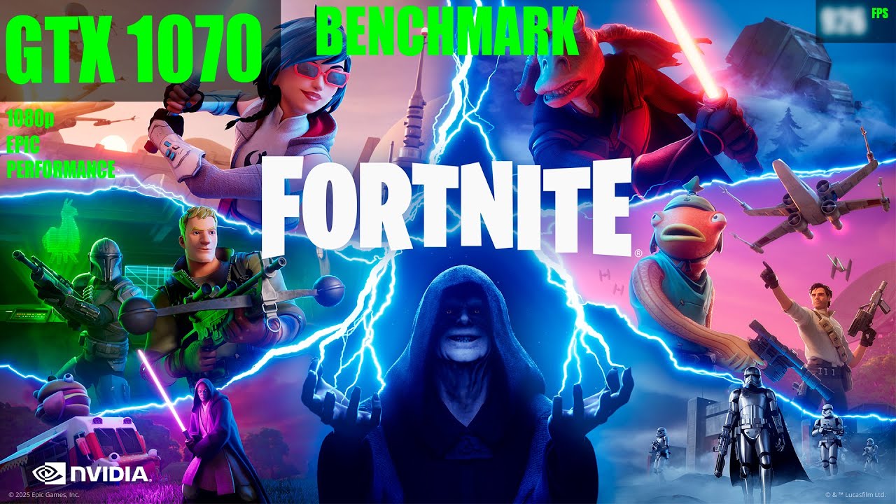 GTX 1070 in Fortnite Chapter 6 Season 3 - 1080p