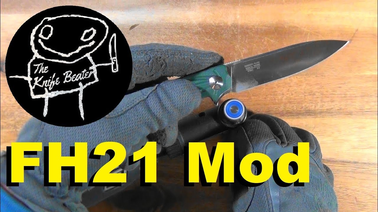 Ganzo Firebird FH21 Modification - Knife Hack 22