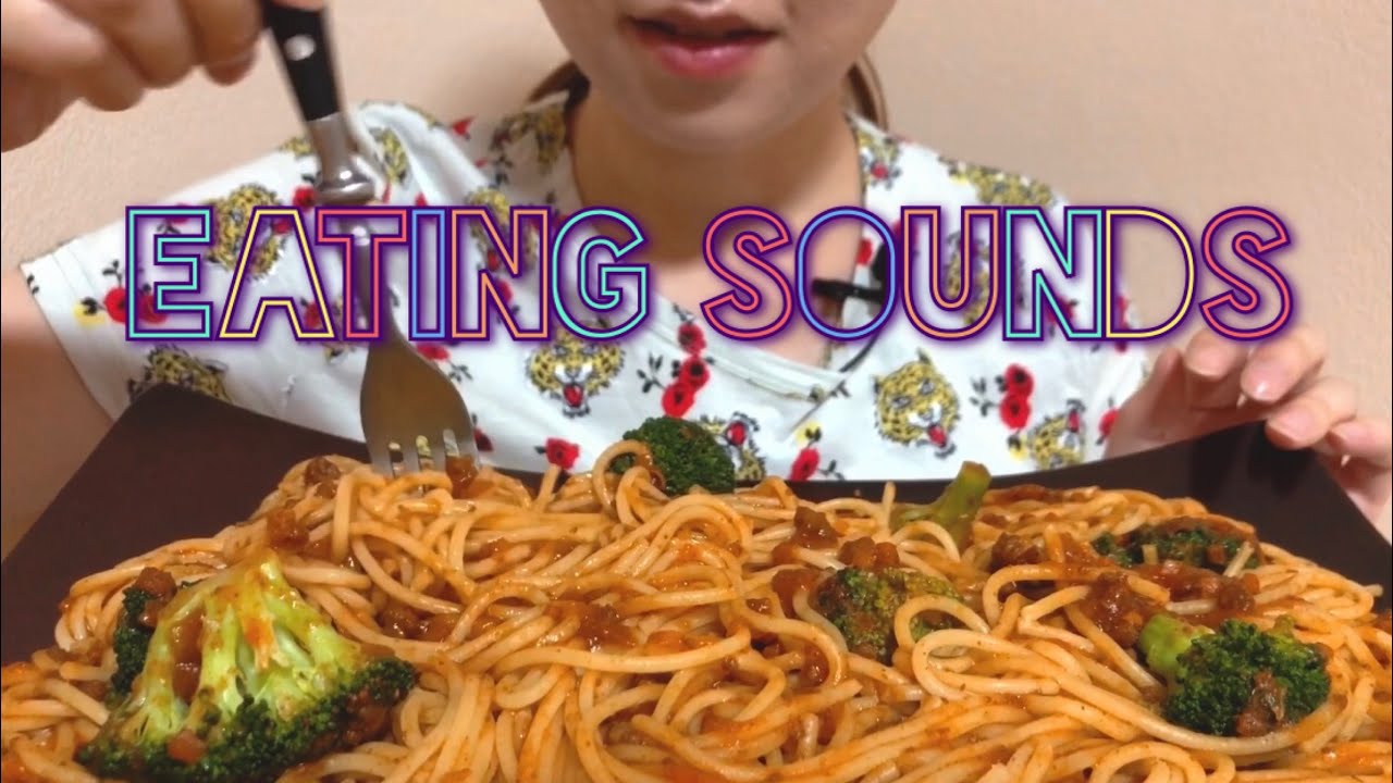 《Eating sounds/No talking》ミートスパゲティ!Spaghetti!