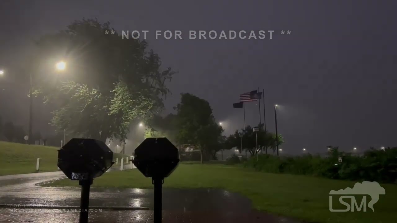 06-16-2022 Harrisburg, Pa- Tornado warned storm produces constant lightning and flash flooding