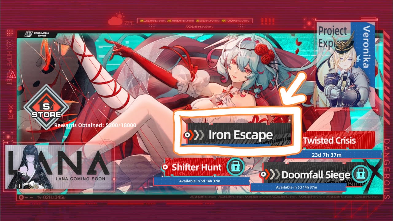 #ToF Event : Iron Escape  