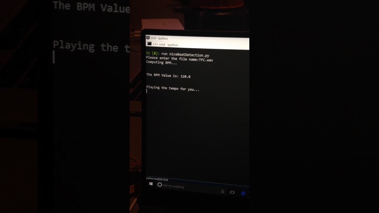 Beat Detection Software Demonstration