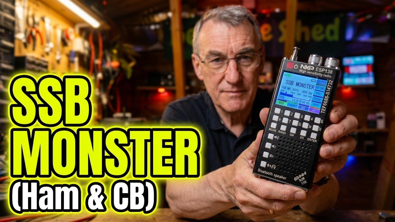 AMNVOLT Tef6686 - SI4732 Shortwave Radio SSB Testing on Ham 20m 40m and 11m CB  #radio