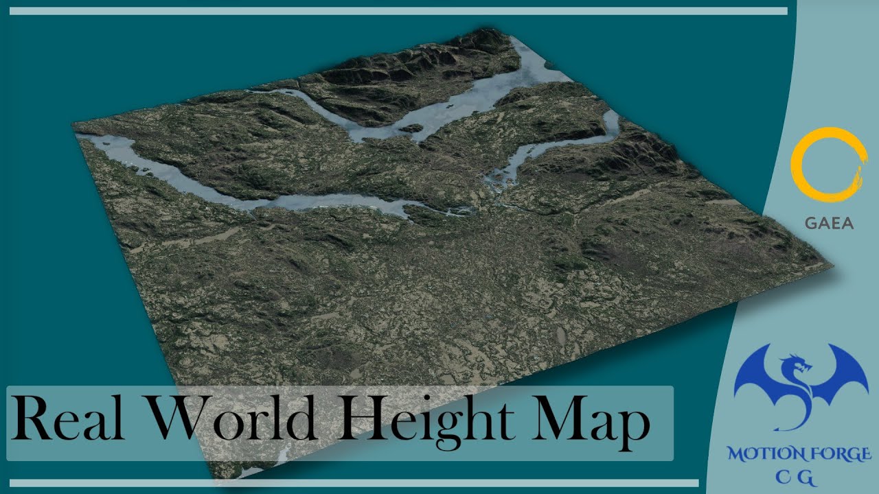 Gaea 2 - Import and Edit Real World Heightmaps
