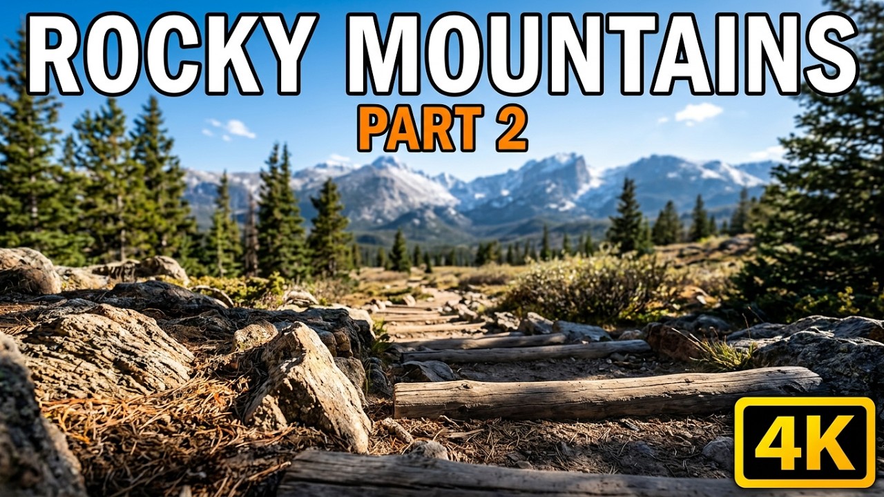 Rocky Mountains Hiking Adventure – Part 2 | Stunning 4K Views & Serene Trails