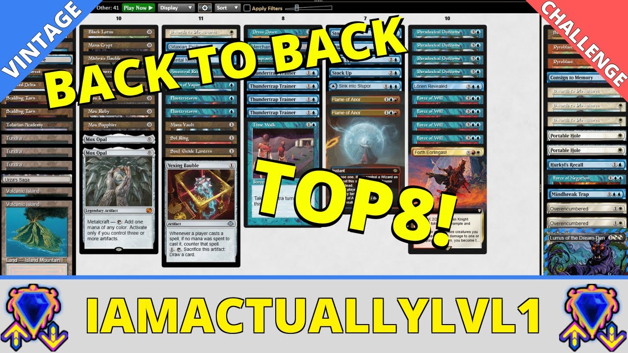 Back to Back Top 8's with Lurrus PO before EW