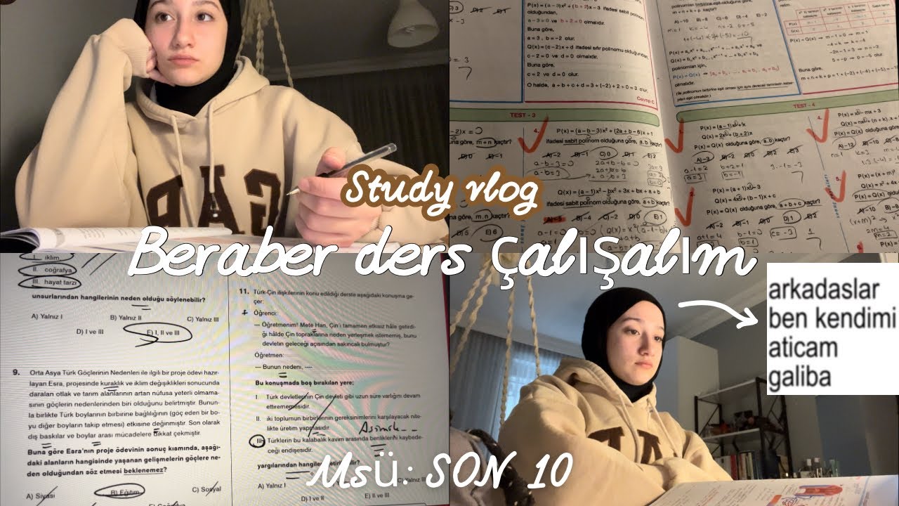 MEZUN GÜNLÜKLERİ | ders çalışmayı seviyorum galiba (kendimi kandırıyorum) #yks2025