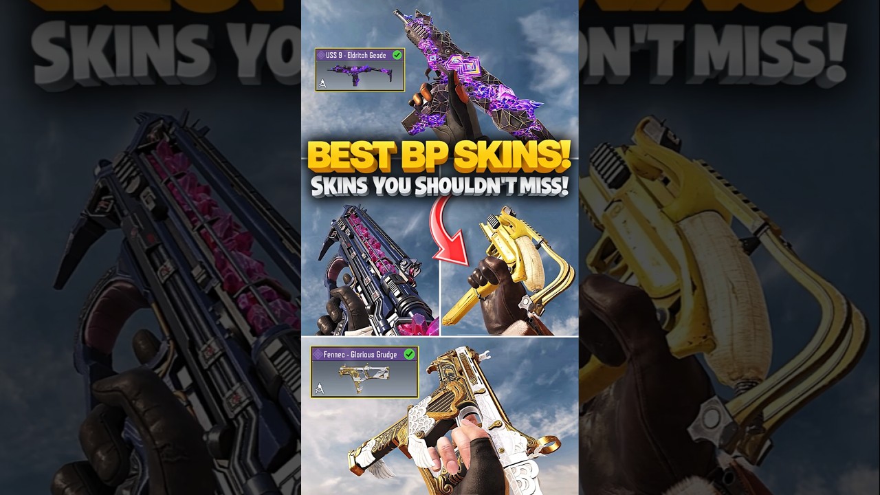 BP skins you shouldn't miss! (SMG) #codm