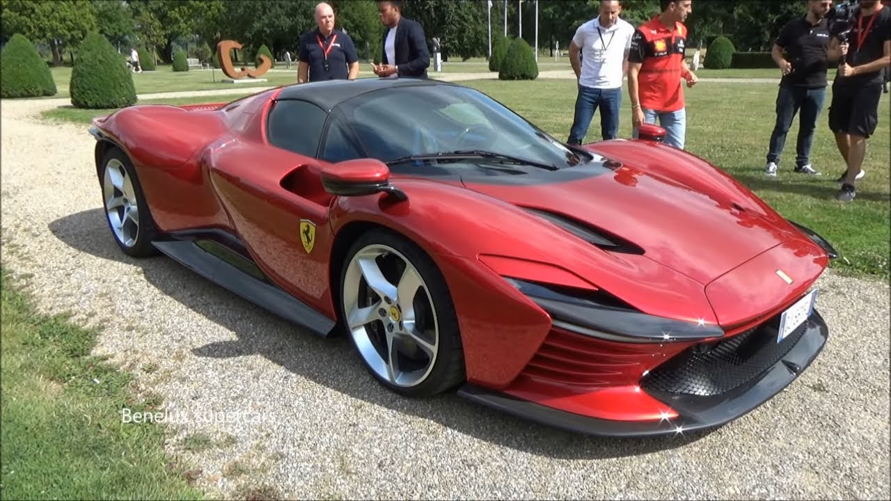 2022 Ferrari Daytona SP3 in Rosso Magma Reveal,Firstlooks,cold start and first drive
