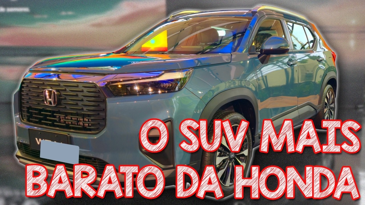 O SUV MAIS BARATO DA HONDA: AVALIA&Ccedil;&Atilde;O NOVO HONDA WR-V 2026 TURBO E H&Iacute;BRIDO AINDA N&Atilde;O MAS BEM COMPLET