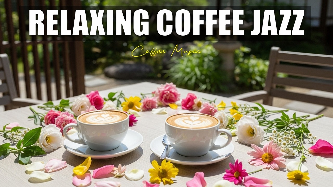 Relaxing Jazz Music ☕ Upbeat Bossa Nova Cafe & Lightly Jazz Background Music for Joyful Moods