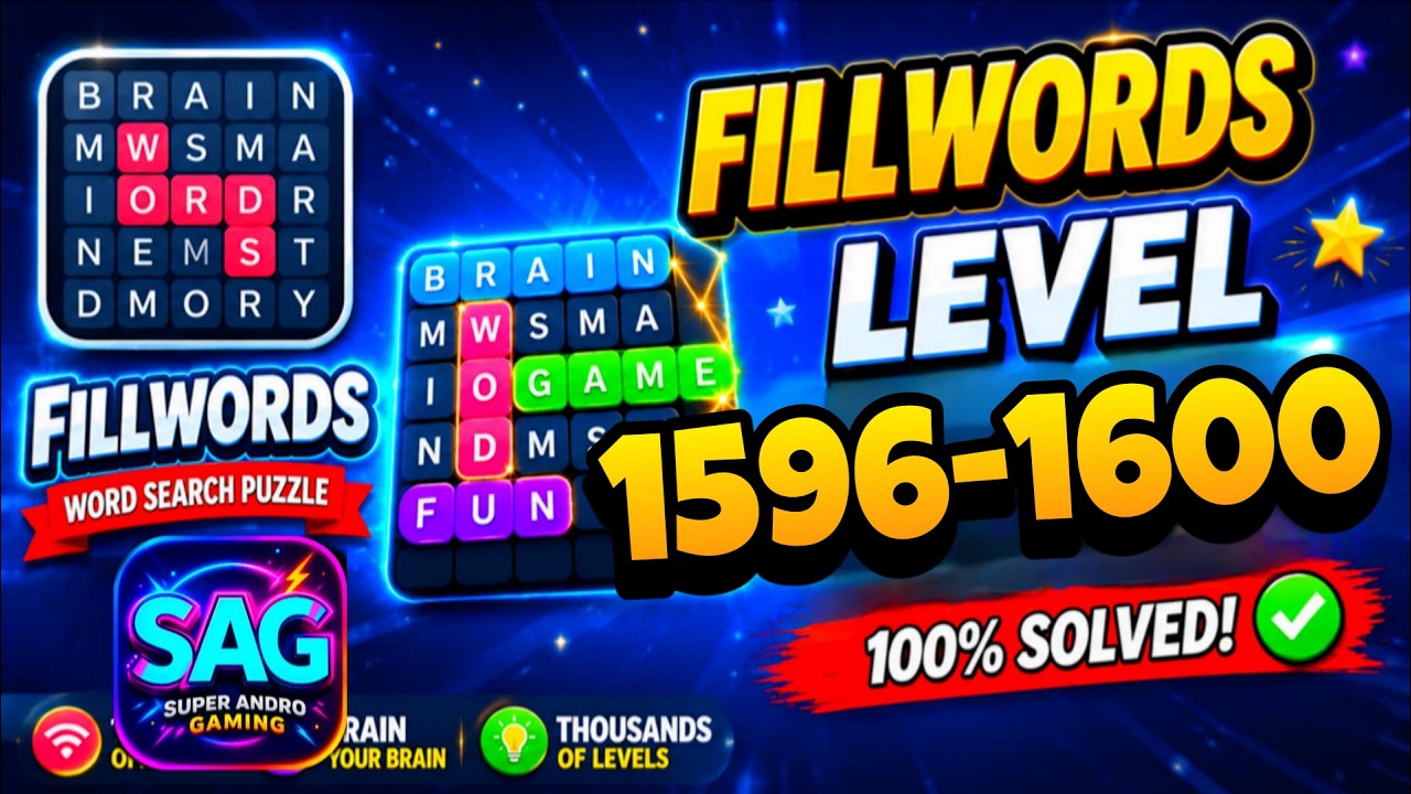 FILLWORDS level 1596 1597 1598 1599 1600