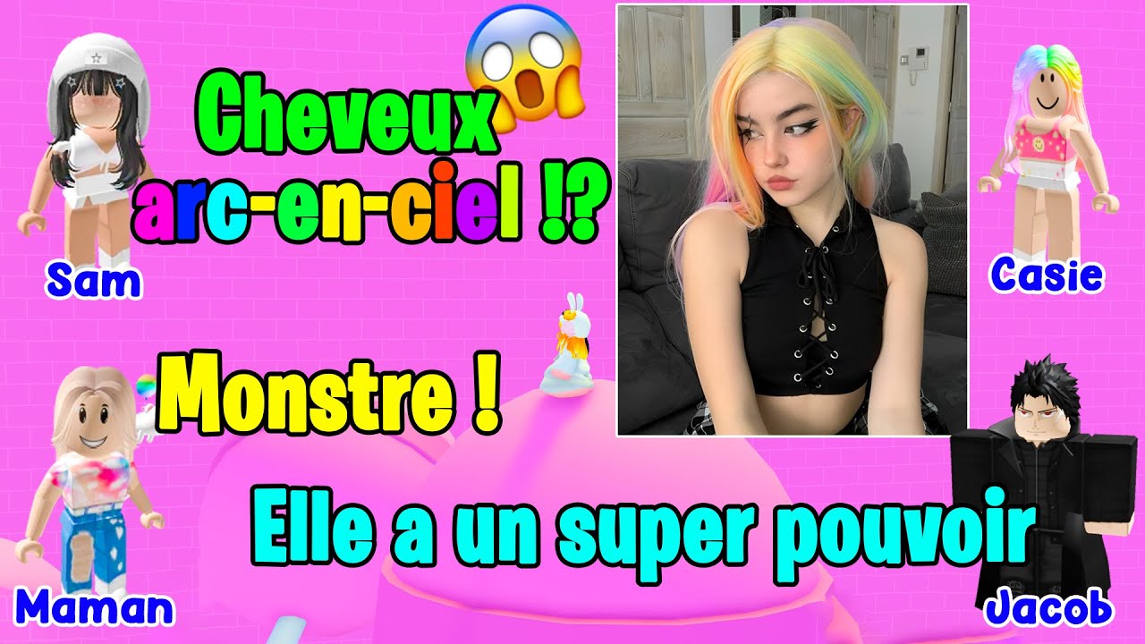 HISTOIRE ROBLOX | Ma méchante mère m'a viré de la maison à cause de la couleur de mes cheveux 🌈