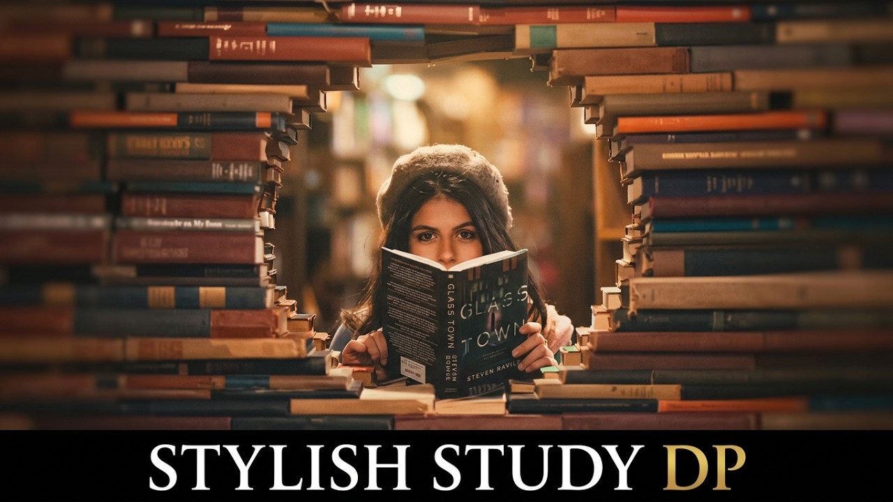 Hidden face girl reading / studying images | beautiful and amazing profile pictures dp for WhatsApp💞