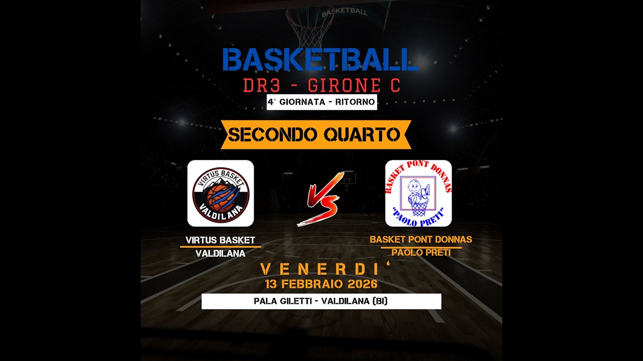 DR3 Piemonte: VIRTUS BASKET VALDILANA - BASKET PONT DONNAS Secondo quarto 25-12