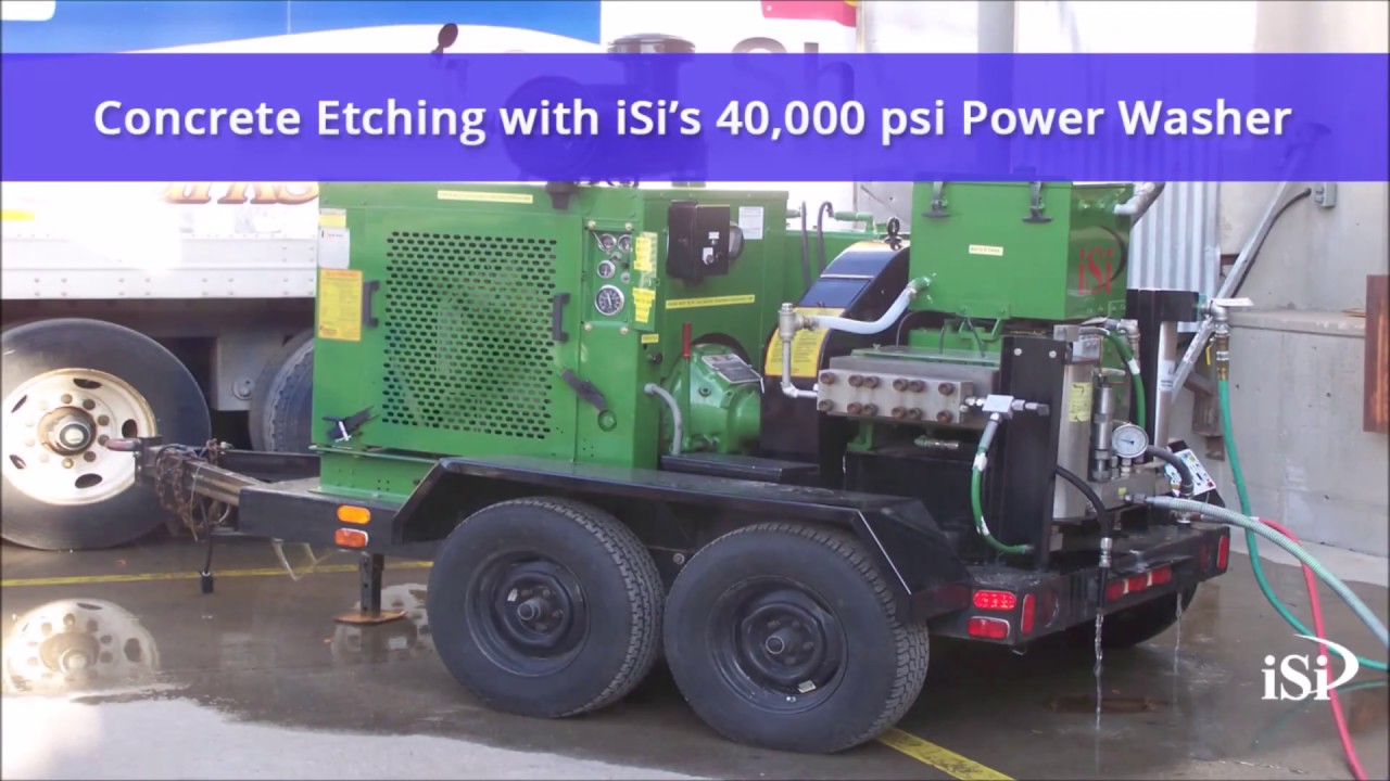 iSi Industrial Services Demos: Concrete Etching