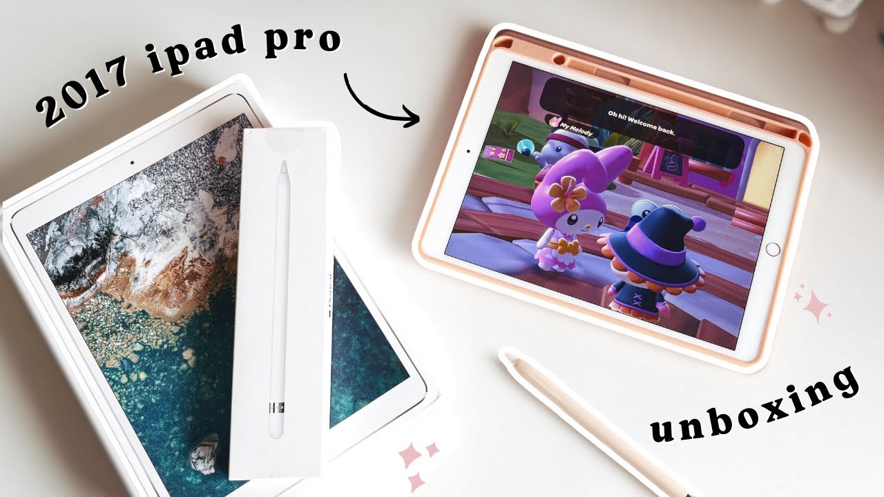 📱распаковка iPad Pro 10.5 второго поколения (2017) в 2025 году | hello kitty island adventure, co...