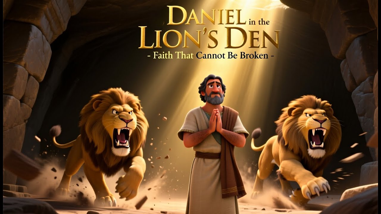 They Meant to Destroy Him… Faith Saved Him | Daniel in the Lions’ Den| Bible Animated Video