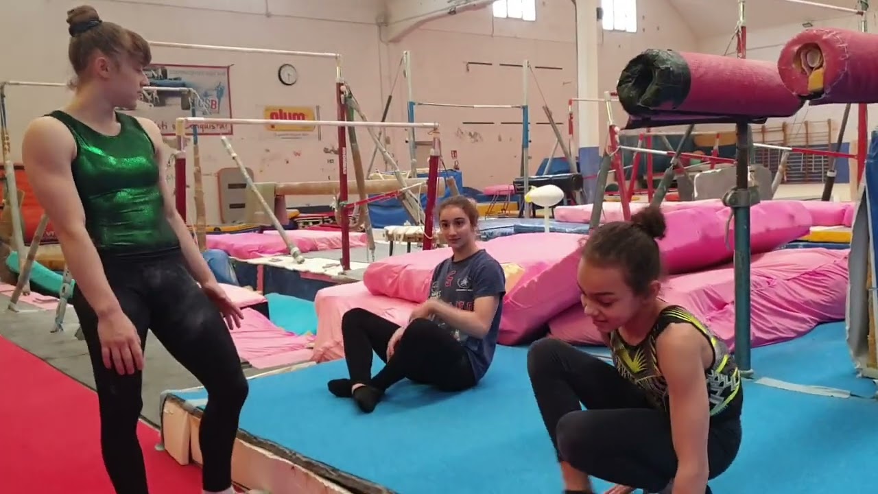 SPACCATA SOSPESA CHALLENGE😅 ginnastica artistica CSB