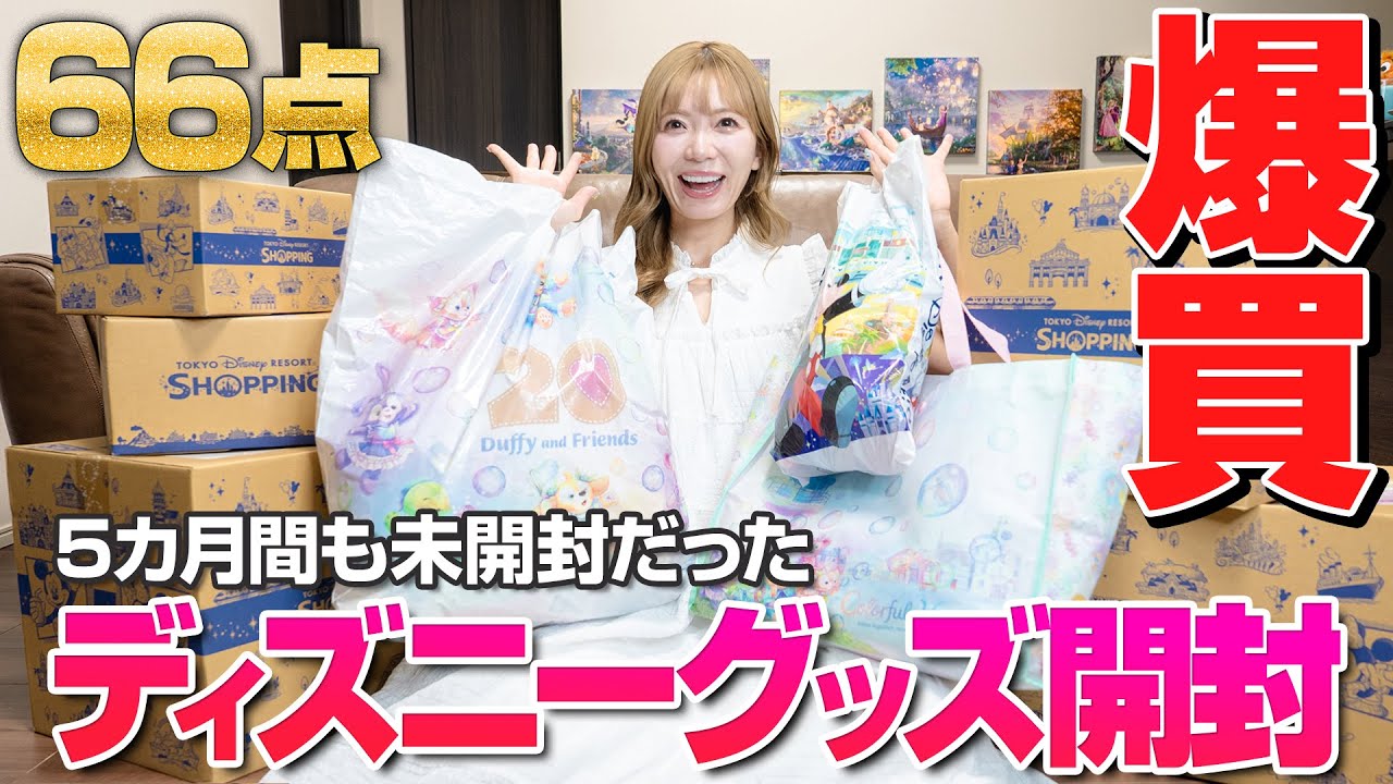 【まさかの展開】未開封のディズニーグッズを開けてみたら衝撃すぎた【爆買】