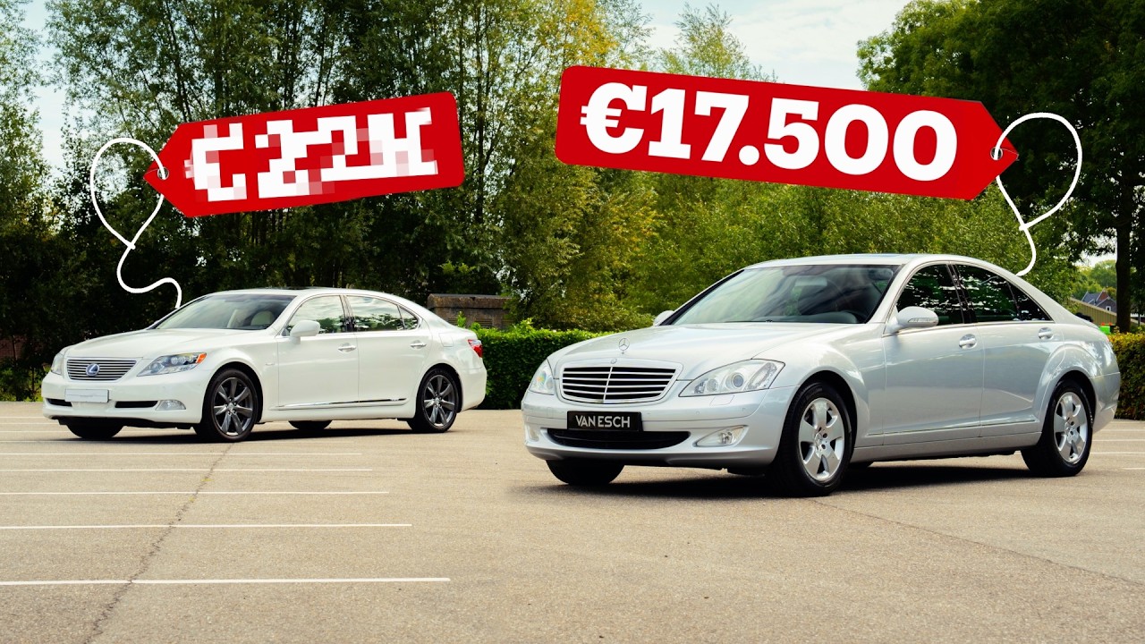 Presidentiële luxe voor arbeidersprijsje: Mercedes-Benz S 350 vs. Lexus LS 600h L